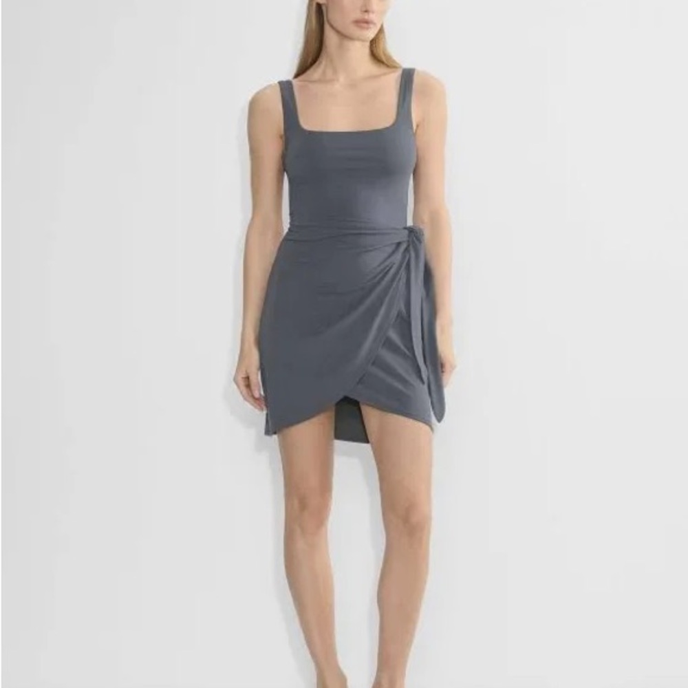 Aritzia Slate Gray Mini Dress